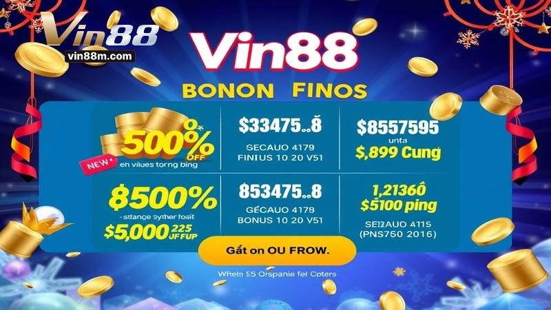 Chương trình khuyến mãi tại nhà cái Vin88 Chương trình khuyến mãi tại nhà cái Vin88